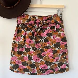 Cute Floral Mini Skirt